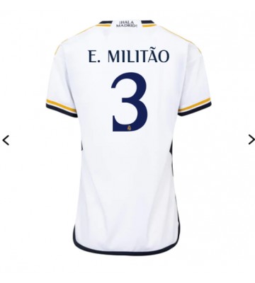 Real Madrid Eder Militao #3 Replika Hjemmebanetrøje Dame 2023-24 Kortærmet